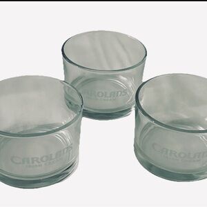 Carolans Irish Cream Glass Trio